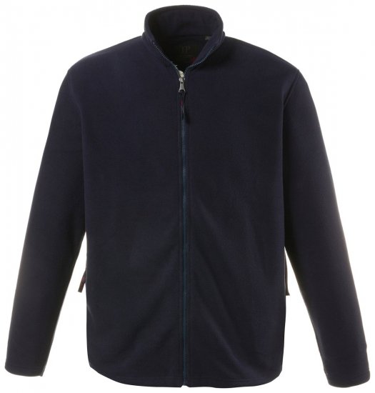 JP1880 705552 Fleecejacke mit Stehkragen Dunkelblau TALL - TALL jacken - TALL Jacken für große Herren