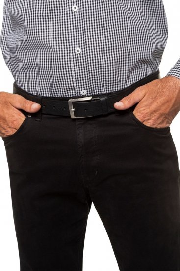 JP1880 706592 Ledergürtel Schwarz - Accessoires - Herren-Accessoires