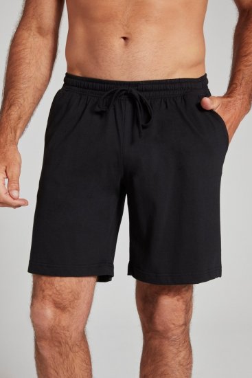JP1880 Shorts Elastic Waistband Black - Jogginghosen für herren - Jogginghosen für Herren in großen Größen