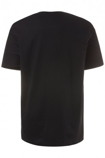 JP1880 708420 Henley-Shirt Doppelpack Schwarz - Herren-T-shirts - Herren-T-Shirts in großen Größen