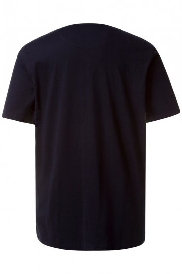 JP1880 708420 Henley-Shirt Doppelpack Dunkelblau - Herren-T-shirts - Herren-T-Shirts in großen Größen