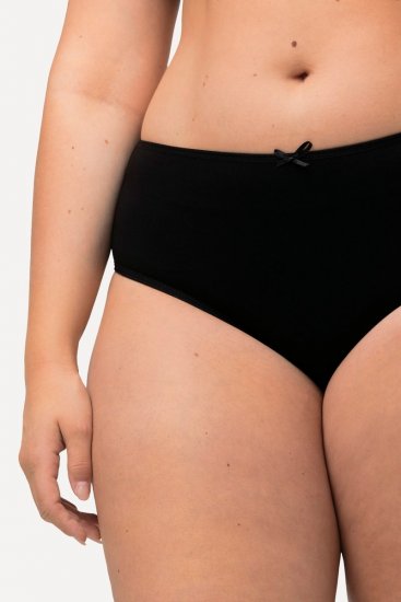 Ulla Popken 710201 Slips 5er-Pack Schwarz - Slips - 