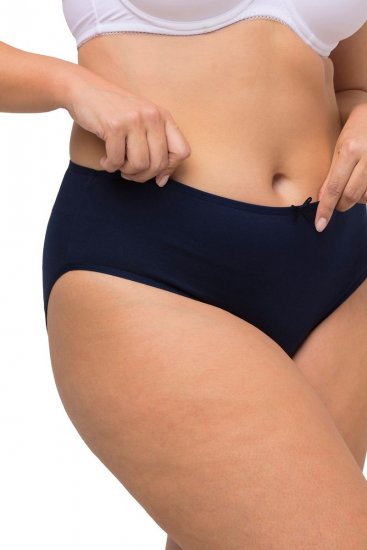 Ulla Popken 710201 Slips 5er-Pack Dunkelblau - Slips - 