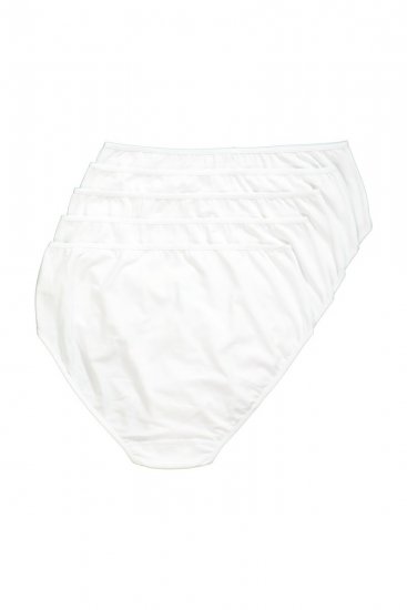 Ulla Popken 710201 Slips 5er-Pack Weiß - Slips - 