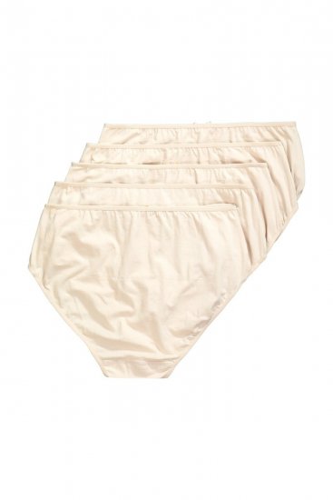Ulla Popken 710201 Slips 5er-Pack Beige - Slips - 