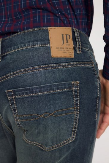 JP1880 Jeans Straight Fit Super Stretch Denim Used Blue - Herren-jeans & -hosen - Herren-Jeans & -Hosen in großen Größen