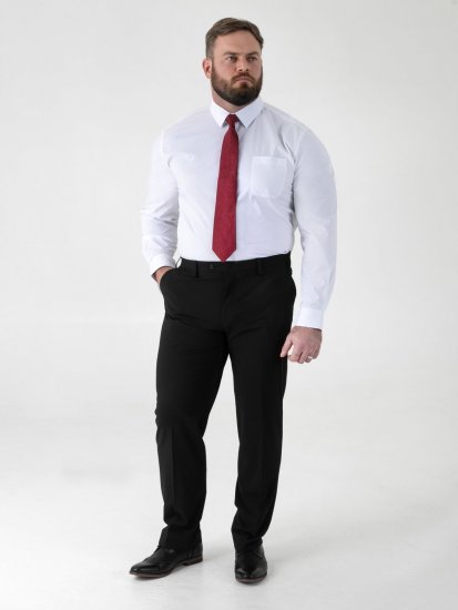 D555 Ted 4 Way Stretch Tailored Trouser Schwarz - Herrenanzüge und -blazer - Herrenanzüge und -blazer in großen Größen