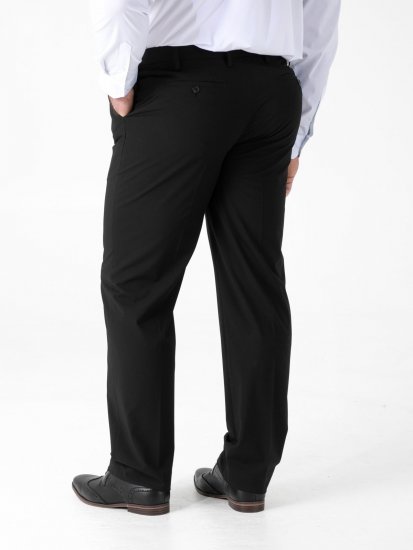 D555 Ted 4 Way Stretch Tailored Trouser Schwarz - Herrenanzüge und -blazer - Herrenanzüge und -blazer in großen Größen