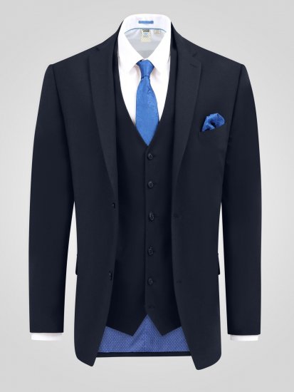 D555 Ted Anzugsakko Navyblau - Herrenanzüge und -blazer - Herrenanzüge und -blazer in großen Größen