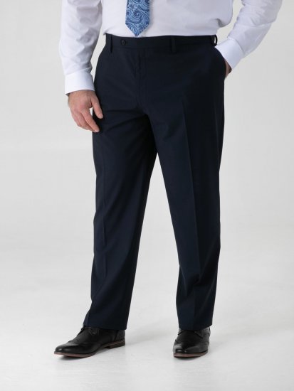 D555 Ted 4 Way Stretch Tailored Trouser Navyblau - Herrenanzüge und -blazer - Herrenanzüge und -blazer in großen Größen