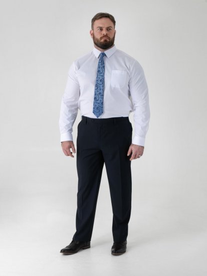 D555 Ted 4 Way Stretch Tailored Trouser Navyblau - Herrenanzüge und -blazer - Herrenanzüge und -blazer in großen Größen
