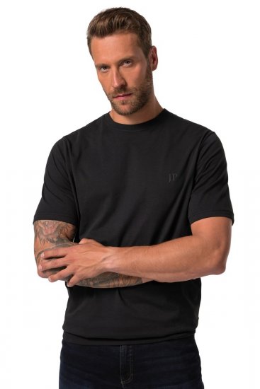 JP1880 712616 T-Shirt mit Bauchfit Schwarz - Herren-T-shirts - Herren-T-Shirts in großen Größen
