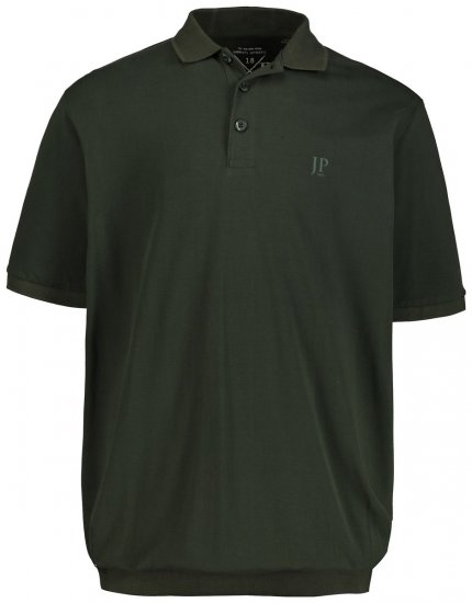 JP1880 712617 Poloshirt mit Bauchfit Dunkeloliv - Polo-shirts für herren - Polo-Shirts für Herren in großen Größen