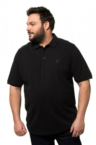 JP1880 712617 Poloshirt mit Bauchfit Schwarz - Polo-shirts für herren - Polo-Shirts für Herren in großen Größen