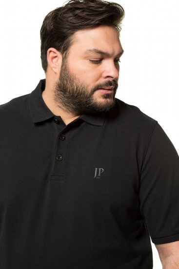 JP1880 712617 Poloshirt mit Bauchfit Schwarz - Polo-shirts für herren - Polo-Shirts für Herren in großen Größen