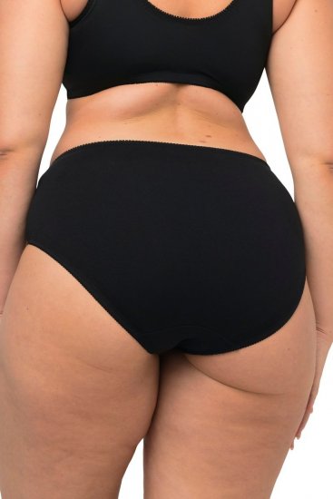 Ulla Popken 712882 Slips 2er-Pack Schwarz - Slips - 