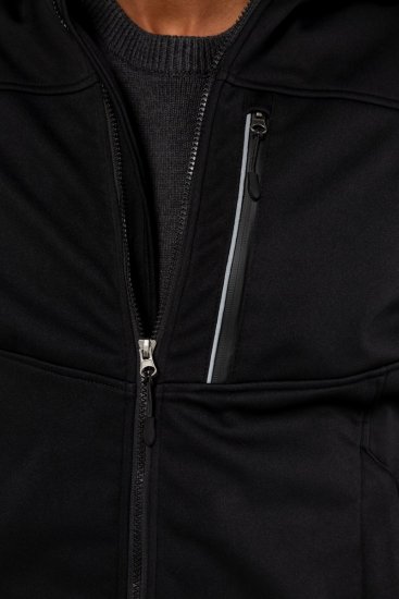 JP1880 Softshell Wind and Water Resistant Jacket Black TALL - TALL jacken - TALL Jacken für große Herren