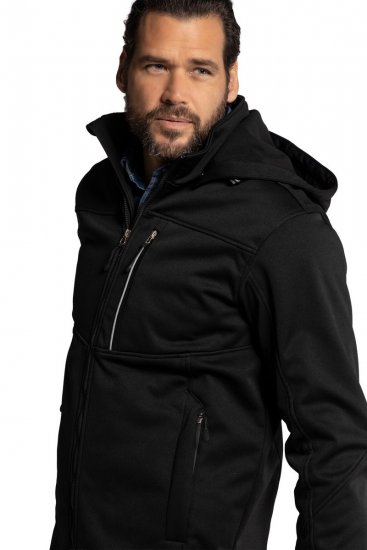 JP1880 Softshell Wind and Water Resistant Jacket Black TALL - TALL jacken - TALL Jacken für große Herren