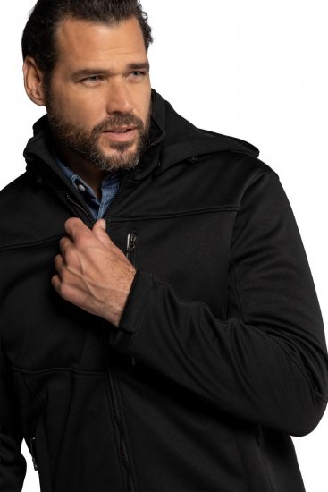 JP1880 Softshell Wind and Water Resistant Jacket Black TALL - TALL jacken - TALL Jacken für große Herren