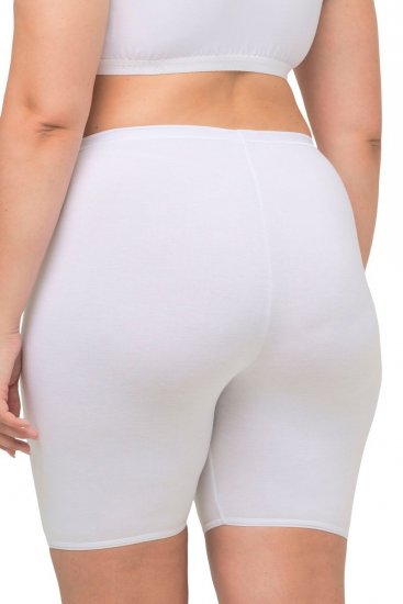 Ulla Popken 716595 Pantys mit Oberschenkelschutz 3er-Pack Weiß - Slips - 