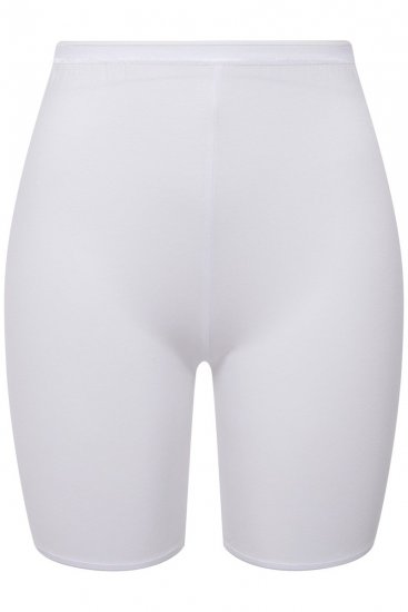 Ulla Popken 716595 Pantys mit Oberschenkelschutz 3er-Pack Weiß - Slips - 