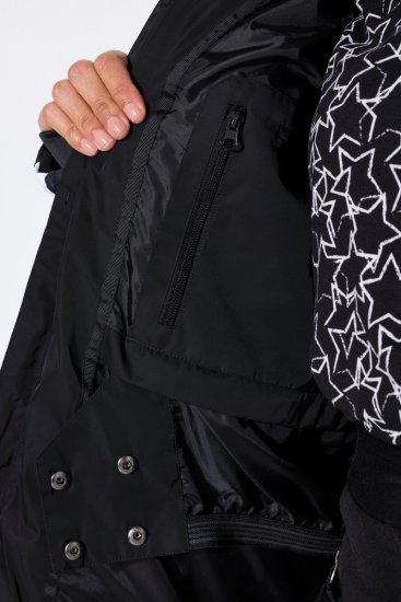 Ulla Popken 725348 Gesteppte Skijacke Schwarz - Skibekleidung - 