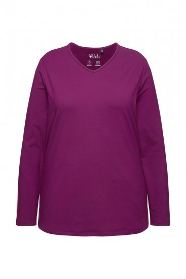 Ulla Popken 751623 Schnelltrocknendes Skishirt Rosa - Skibekleidung - 