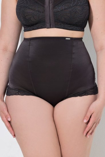 Ulla Popken 781632 Shaping-Slip mit hoher Taille Braun - Shapewear - 