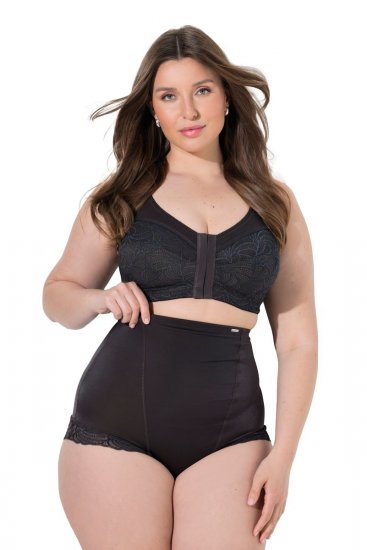 Ulla Popken 781632 Shaping-Slip mit hoher Taille Braun - Shapewear - 
