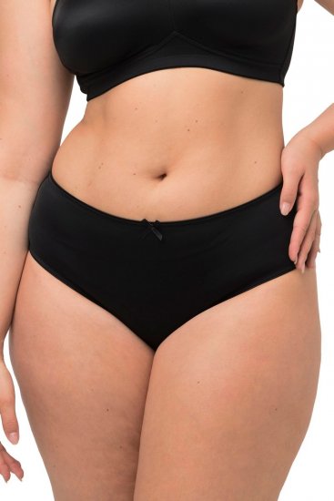Ulla Popken 781658 Slips 2er-Pack Schwarz - Slips - 