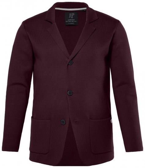 JP1880 Milano Flexnamic Stricksakko Aubergine - Herrenanzüge und -blazer - Herrenanzüge und -blazer in großen Größen