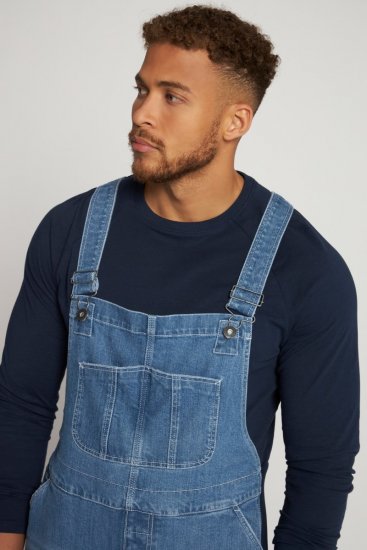JP1880 Dungarees Denim Adjustable Straps Blue - Herren-jeans & -hosen - Herren-Jeans & -Hosen in großen Größen