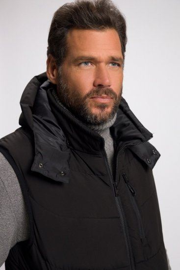 JP1880 Quilted Gilet DownTouch Padding Black - Herren jacken - Herren Jacken in großen Größen