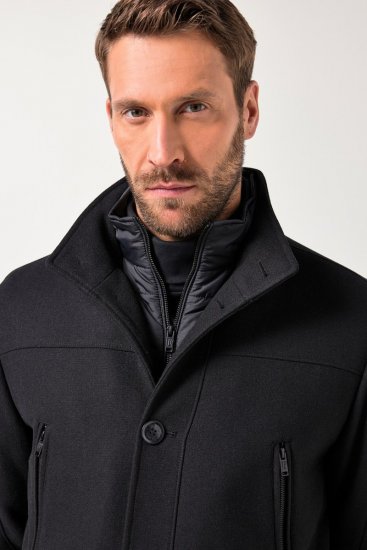 JP1880 Jacket Water-repellent Warm Black - Herren jacken - Herren Jacken in großen Größen