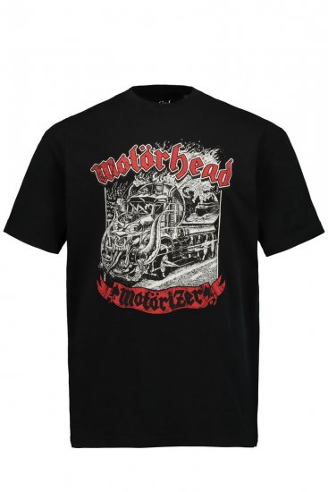 JP1880 Motörhead Graphic Band T-Shirt Black - Herren-T-shirts - Herren-T-Shirts in großen Größen