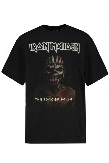 JP1880 Iron Maiden Graphic Band T-Shirt Black - Herren-T-shirts - Herren-T-Shirts in großen Größen