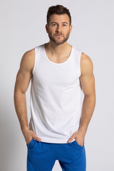JP1880 796858 Tanktop Doppelpack Weiß - Herren-T-shirts - Herren-T-Shirts in großen Größen