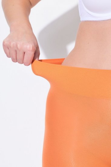 Ulla Popken 799278 Strumpfhose 80 den Orange - Strumpfhosen & Socken - 