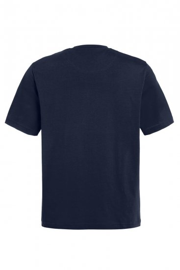 JP1880 799997 T-Shirt mit Brusttasche Nachtblau - Herren-T-shirts - Herren-T-Shirts in großen Größen