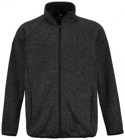 Jay-Pi 802394 Strickfleecejacke Schwarz TALL - TALL jacken - TALL Jacken für große Herren