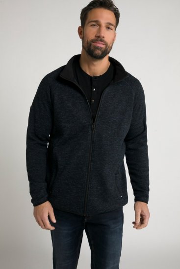 Jay-Pi 802394 Strickfleecejacke Dunkelblau TALL - TALL jacken - TALL Jacken für große Herren