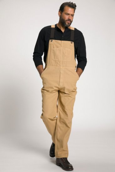 JP1880 802501 Latzhose mit elastischen Hosenträgern Camel - Herren-jeans & -hosen - Herren-Jeans & -Hosen in großen Größen