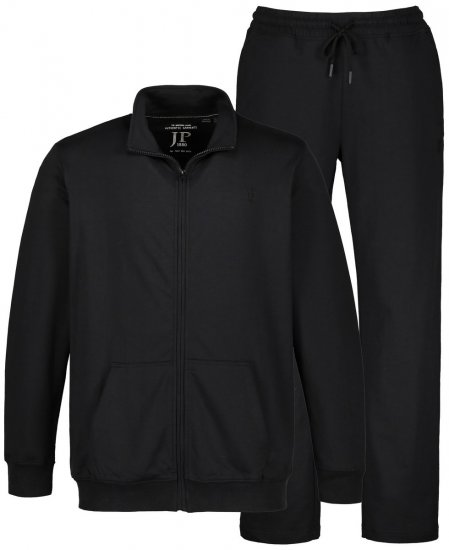 JP1880 802933 Jogginganzug mit Jacke und Hose Schwarz - Trainingsanzüge - Trainingsanzüge/Jogginganzüge herren große größen