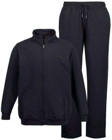 JP1880 802933 Jogginganzug mit Jacke und Hose Dunkelblau - Trainingsanzüge - Trainingsanzüge/Jogginganzüge herren große größen