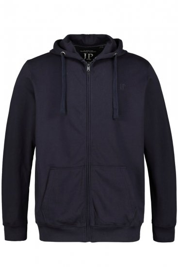 JP1880 802934 Jogginganzug mit Kapuzenjacke und Hose Dunkelblau - Trainingsanzüge - Trainingsanzüge/Jogginganzüge herren große größen