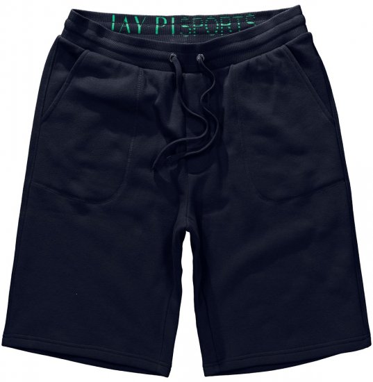 Jay-Pi 804151 Sweatbermuda Dunkelblau - Jogginghosen für herren - Jogginghosen für Herren in großen Größen
