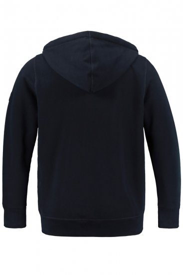Jay-Pi 804164 Kapuzen-Sweatjacke Dunkelblau - Herren-sweater und -hoodies - Herren-Sweater und -Hoodies in großen Größen