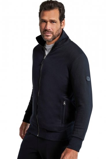 Jay-Pi 804180 Sweatjacke mit Stehkragen Schwarz - Herren-sweater und -hoodies - Herren-Sweater und -Hoodies in großen Größen