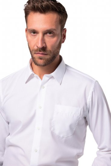 JP1880 804890 Bügelfreies Business-Hemd Langarm Weiß TALL - TALL hemden - TALL Hemden mit Extralänge