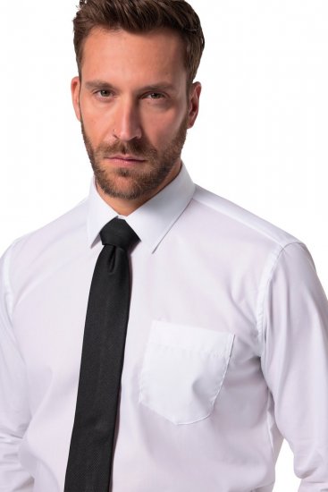 JP1880 804890 Bügelfreies Business-Hemd Langarm Weiß TALL - TALL hemden - TALL Hemden mit Extralänge
